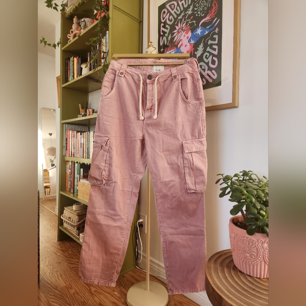 One Teaspoon Free People Safari Jeans - Dirty Pink